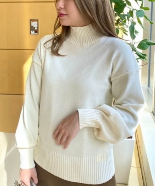 期間限定販売送料無料 セール Demi Luxe Beams コットン混 パフスリーブニット ニット セーター Demi Luxe Beams デミルクス ビームス のファッション 売れ筋が最安値挑戦 Arenatheatre Net