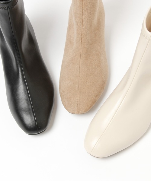 LEPSIM（レプシィム）の「4つの嬉しい機能付き！シアワセストレッチローヒールブーツ　236249（ブーツ・レディース・ブラック/ベージュ/アイボリー・SMALL/MEDIUM/LARGE/X-LARGE）」の19枚目の写真