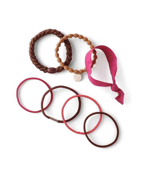 マルチデザインヘアゴム[7本セット]（ヘアゴム）｜ANEMONE（アネモネ