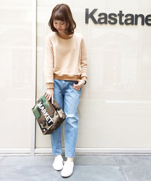 Kastane | 【Kastane】ダメージデニムパンツ(デニムパンツ)