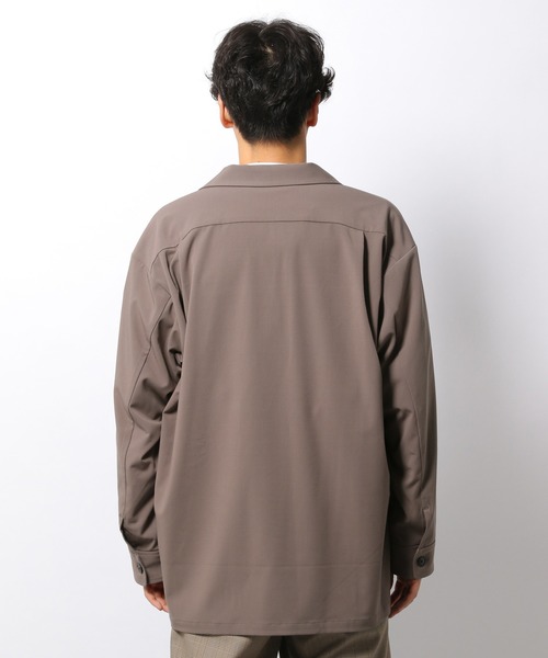 LAKOLE（ラコレ）の「オープンカラーCPOシャツ / 218801（シャツ/ブラウス・メンズ・ブラック/ブラウン系その他/グリーン・LARGE/MEDIUM）」の16枚目の写真