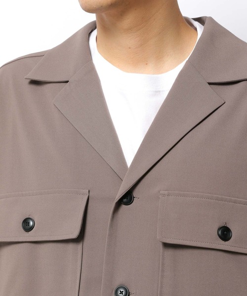 LAKOLE（ラコレ）の「オープンカラーCPOシャツ / 218801（シャツ/ブラウス・メンズ・ブラック/ブラウン系その他/グリーン・LARGE/MEDIUM）」の13枚目の写真