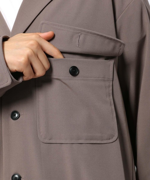 LAKOLE（ラコレ）の「オープンカラーCPOシャツ / 218801（シャツ/ブラウス・メンズ・ブラック/ブラウン系その他/グリーン・LARGE/MEDIUM）」の10枚目の写真