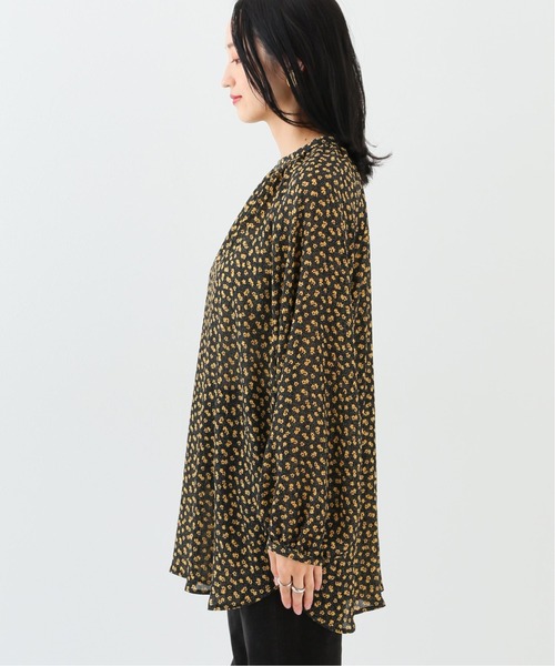 SLOBE IENA(スローブイエナ)の「ドットフラワー2WAYブラウス【手洗い可能】◆(シャツ/ブラウス・レディース・ブラック系その他・FREE)」の9枚目の写真