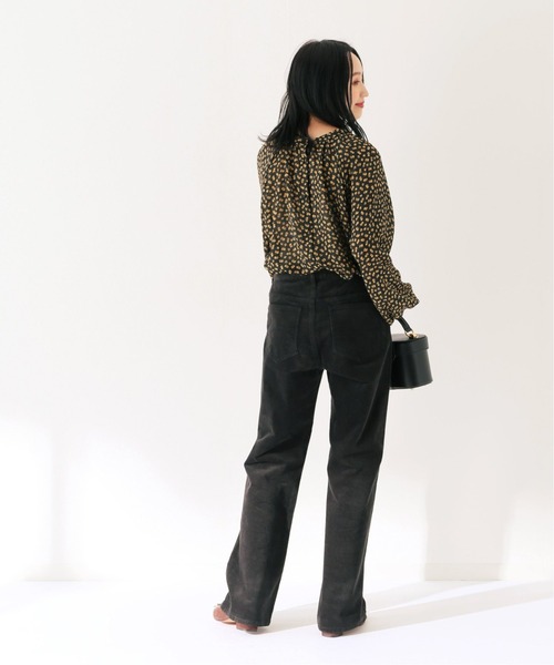 SLOBE IENA(スローブイエナ)の「ドットフラワー2WAYブラウス【手洗い可能】◆(シャツ/ブラウス・レディース・ブラック系その他・FREE)」の12枚目の写真