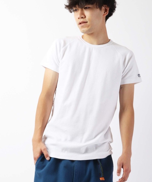 KRIFF MAYER(クリフメイヤー)の「ヘビーリップル半袖クルー(Tシャツ/カットソー・メンズ・レッド/ネイビー/グレー/ブラック/オフホワイト・L/M/S/XL)」の2枚目の写真