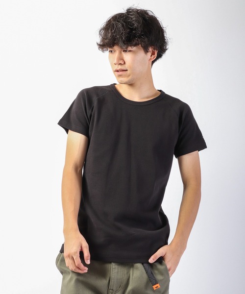 KRIFF MAYER(クリフメイヤー)の「ヘビーリップル半袖クルー(Tシャツ/カットソー・メンズ・レッド/ネイビー/グレー/ブラック/オフホワイト・L/M/S/XL)」の3枚目の写真