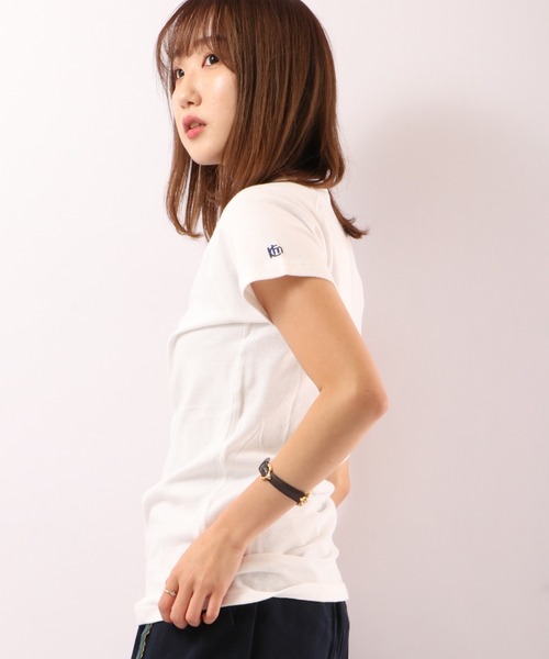 KRIFF MAYER(クリフメイヤー)の「ヘビーリップル半袖クルー(Tシャツ/カットソー・メンズ・レッド/ネイビー/グレー/ブラック/オフホワイト・L/M/S/XL)」の12枚目の写真
