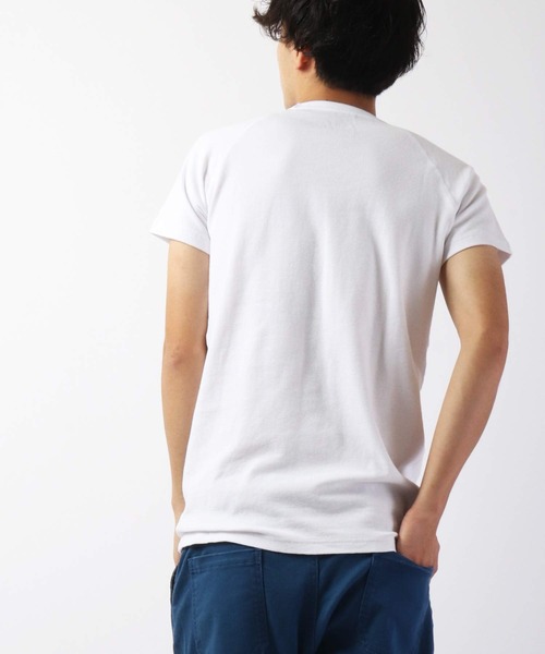 KRIFF MAYER(クリフメイヤー)の「ヘビーリップル半袖クルー(Tシャツ/カットソー・メンズ・レッド/ネイビー/グレー/ブラック/オフホワイト・L/M/S/XL)」の9枚目の写真