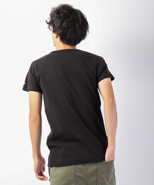 KRIFF MAYER(クリフメイヤー)の「ヘビーリップル半袖クルー(Tシャツ/カットソー・メンズ・レッド/ネイビー/グレー/ブラック/オフホワイト・L/M/S/XL)」の19枚目の写真