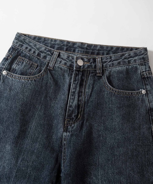 Crisp yours(クリスプユアーズ)の「【WEB限定】ストレートデニムパンツ(デニムパンツ・レディース・ブラック・FREE)」の13枚目の写真