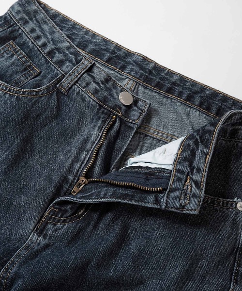 Crisp yours(クリスプユアーズ)の「【WEB限定】ストレートデニムパンツ(デニムパンツ・レディース・ブラック・FREE)」の14枚目の写真