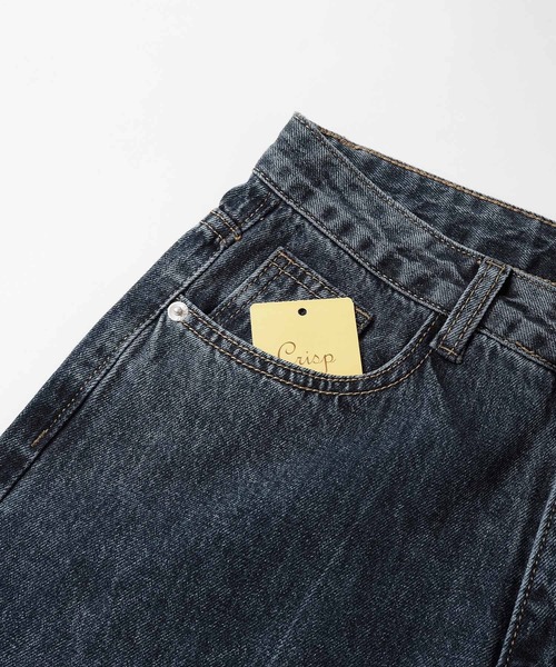 Crisp yours(クリスプユアーズ)の「【WEB限定】ストレートデニムパンツ(デニムパンツ・レディース・ブラック・FREE)」の15枚目の写真