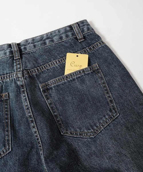Crisp yours(クリスプユアーズ)の「【WEB限定】ストレートデニムパンツ(デニムパンツ・レディース・ブラック・FREE)」の17枚目の写真