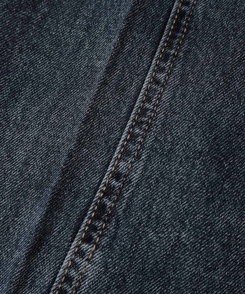 Crisp yours(クリスプユアーズ)の「【WEB限定】ストレートデニムパンツ(デニムパンツ・レディース・ブラック・FREE)」の19枚目の写真