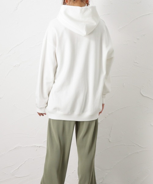 EDWIN（エドウィン）の「C17 シーセブンティーン スウェット プルオーバーパーカー（パーカー・レディース・ホワイト・フリー）」の5枚目の写真