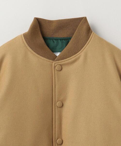 UNITED ARROWS & SONS(ユナイテッドアローズアンドサンズ)の「<UNITED ARROWS & SONS> FLN VARSITY JACKET/スタッフジャンパー(スタジャン・メンズ・ベージュ/ケリー・S/M/L)」の18枚目の写真