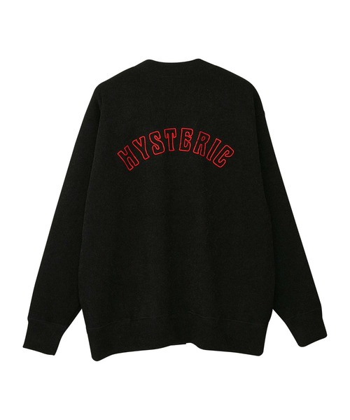 HYSTERIC GLAMOUR SKULLワッペン カーディガン HYSTERIC GLAMOUR（ヒステリックグラマー）の「SKULLワッペン