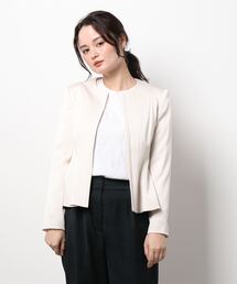 ANAYI | トリアセテートサテンフレアジャケット(その他アウター)