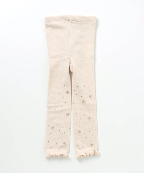 apres les cours(アプレレクール)の「/空柄レギンス(レギンス/スパッツ・キッズ・アイボリー/ライトグレー/チャコール・120/110/140/100/90)」の1枚目の写真