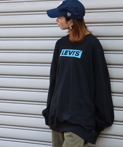 Levi's（リーバイス）の「【Levi's】グラフィックスウェット（スウェット・レディース・ブラック・M/S/L）」の7枚目の写真