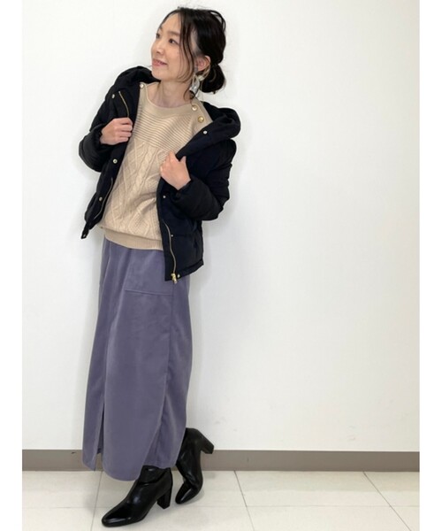 DRESKIP(ドレスキップ)の「◆SORONA中綿ショ-トジャケット(その他アウター・レディース・ブラック/キャメル/ライトベージュ・02/03/04)」の13枚目の写真