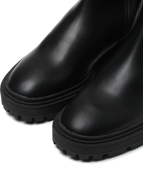 GLOBAL WORK（グローバルワーク）の「ハッスイロングブーツ/235167（ブーツ・レディース・ブラック・MEDIUM/LARGE）」の9枚目の写真
