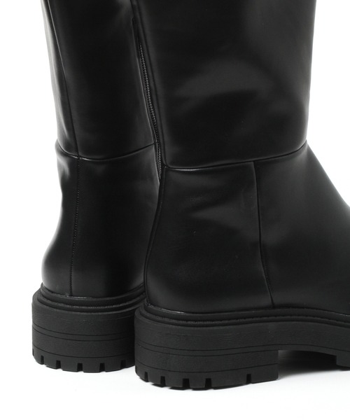 GLOBAL WORK（グローバルワーク）の「ハッスイロングブーツ/235167（ブーツ・レディース・ブラック・MEDIUM/LARGE）」の3枚目の写真