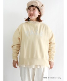 Samansa Mos2 | 【YALE UNIV.】裏起毛ラフカットスウェットトレーナー(Tシャツ/カットソー)