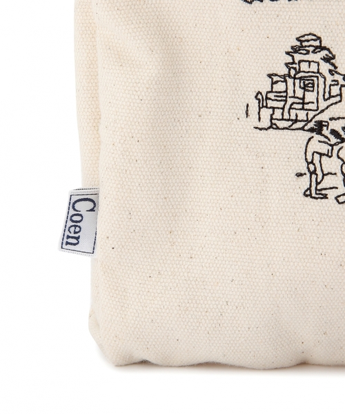 coen（コーエン）の「刺繍クラッチバッグ（クラッチバッグ・メンズ・オフホワイト・FREE）」の2枚目の写真