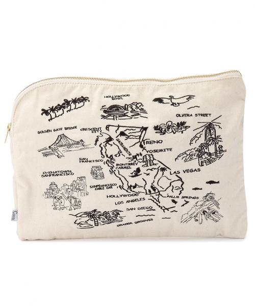 coen（コーエン）の「刺繍クラッチバッグ（クラッチバッグ・メンズ・オフホワイト・FREE）」の5枚目の写真