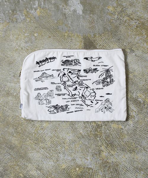 coen（コーエン）の「刺繍クラッチバッグ（クラッチバッグ・メンズ・オフホワイト・FREE）」の9枚目の写真
