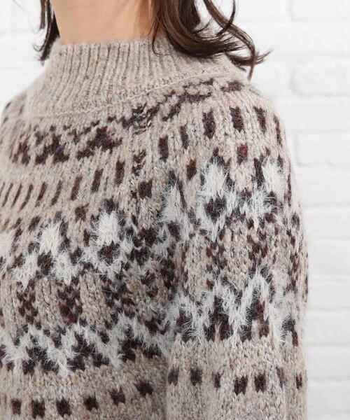 SHOO・LA・RUE（シューラルー）の「◆求心柄ニット（ニット/セーター・レディース・グレー系その他/キャメル/ベージュ系その他6・00）」の20枚目の写真