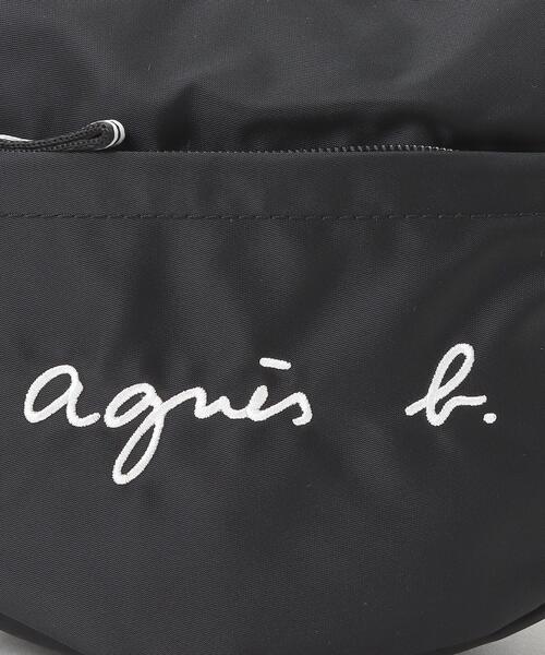 agnes b.（アニエスベー）の「GL11 E POCHETTE ロゴポシェット（ショルダーバッグ・キッズ・ブラック・UNI）」の7枚目の写真