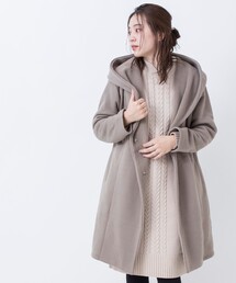 DRESKIP | 【2点セット】裏ボアコート&ニットワンピースセット(その他アウター)