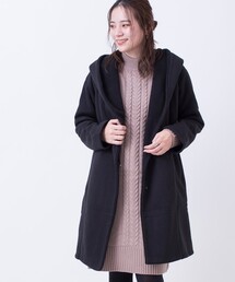 DRESKIP | 【2点セット】裏ボアコート&ニットワンピースセット(その他アウター)