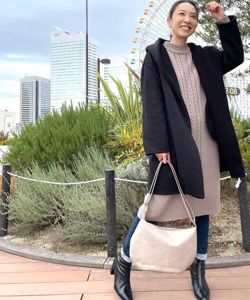 DRESKIP(ドレスキップ)の「◆【2点セット】裏ボアコート&ニットワンピースセット(その他アウター・レディース・ブラック/グレー・02/03)」の17枚目の写真