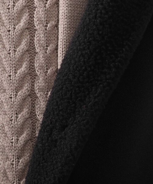 DRESKIP(ドレスキップ)の「◆【2点セット】裏ボアコート&ニットワンピースセット(その他アウター・レディース・ブラック/グレー・02/03)」の11枚目の写真