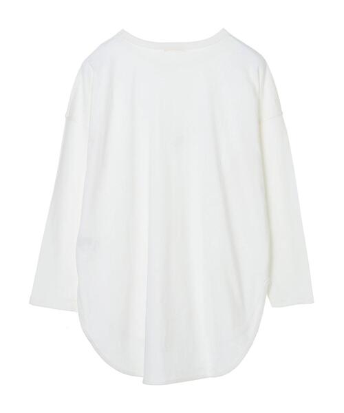 earth music&ecology（アースミュージックアンドエコロジー）の「ラウンドヘムカットチュニック（Tシャツ/カットソー・レディース・オフホワイト・FREE）」の17枚目の写真