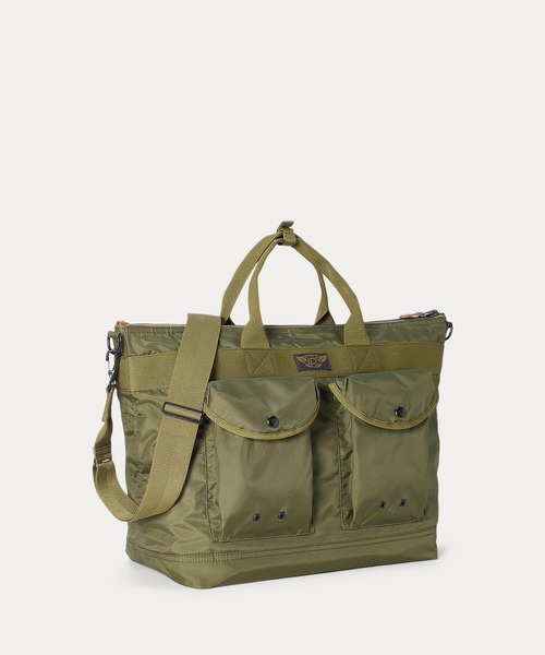 RRL（ダブル アール エル）の「キャンバス ユーティリティ メッセンジャー バッグ（メッセンジャーバッグ・メンズ・グリーン系1・ONE）」の10枚目の写真