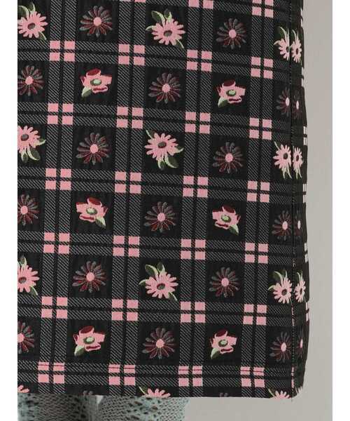 merry jenny（メリージェニー）の「check×flowerジャガードロングスカート（スカート・レディース・ピンク/ライトブルー・FREE）」の21枚目の写真