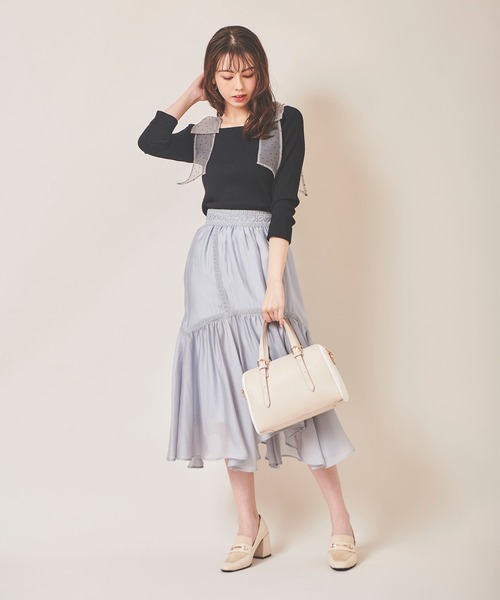 31 Sons de mode（トランテアン　ソン　ドゥ　モード）の「配色ボストンバッグ（ボストンバッグ・レディース・ベージュ/ピンク・FREE）」の7枚目の写真