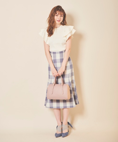 31 Sons de mode（トランテアン　ソン　ドゥ　モード）の「配色ボストンバッグ（ボストンバッグ・レディース・ベージュ/ピンク・FREE）」の5枚目の写真