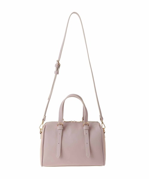 31 Sons de mode（トランテアン　ソン　ドゥ　モード）の「配色ボストンバッグ（ボストンバッグ・レディース・ベージュ/ピンク・FREE）」の18枚目の写真