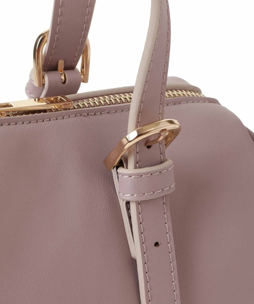 31 Sons de mode（トランテアン　ソン　ドゥ　モード）の「配色ボストンバッグ（ボストンバッグ・レディース・ベージュ/ピンク・FREE）」の4枚目の写真