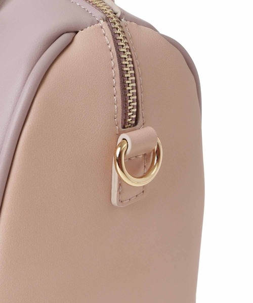 31 Sons de mode（トランテアン　ソン　ドゥ　モード）の「配色ボストンバッグ（ボストンバッグ・レディース・ベージュ/ピンク・FREE）」の8枚目の写真