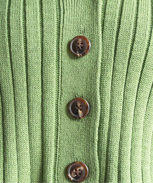 feepur（フェピュール）の「ワイドリブショート丈カーディガン（カーディガン/ボレロ・レディース・オフホワイト/ブラック/ベージュ/オリーブ/オレンジ・MEDIUM）」の11枚目の写真