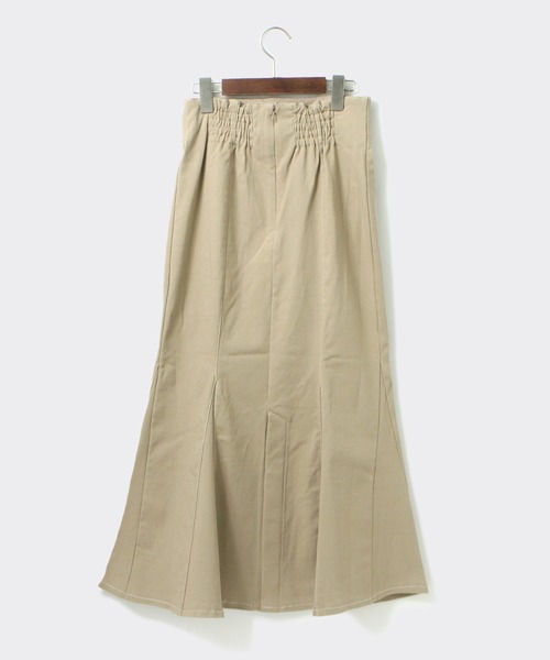 NOMAE（ノーマエ）の「ストレッチツイルマーメイドスカート（スカート・レディース・ライトグレー/ライトブルー/ブラック/ベージュ・FREE）」の8枚目の写真