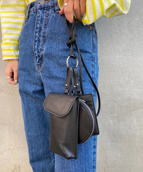 CIAOPANIC（チャオパニック）の「マルチショルダーバッグ（ショルダーバッグ・レディース・ブラック/オレンジ/ブルー・FREE）」の2枚目の写真