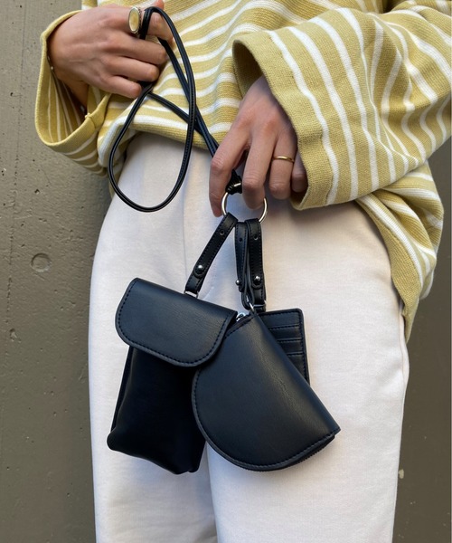 CIAOPANIC（チャオパニック）の「マルチショルダーバッグ（ショルダーバッグ・レディース・ブラック/オレンジ/ブルー・FREE）」の9枚目の写真